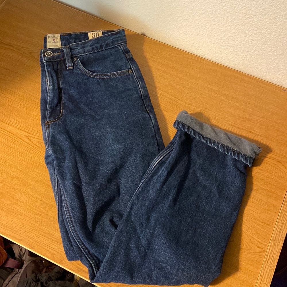Red Head Fleece-Lined Jeans